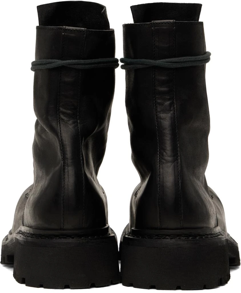 A DICIANNOVEVENTITRE Black Prisma Combat Boots 2