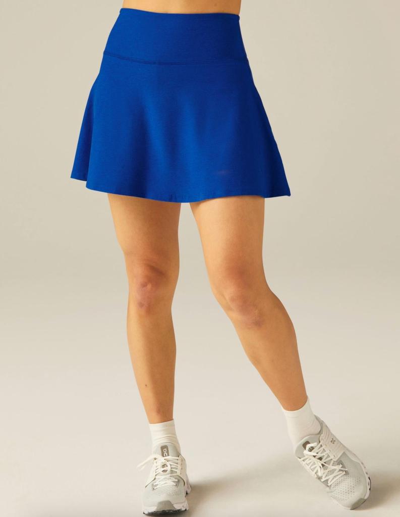 beyond yoga Spacedye Hot Shot Circle Skirt In Electric Royal Heather