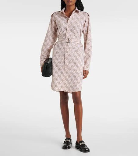 Burberry Burberry Check cotton shirt dress 2