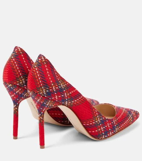 Manolo Blahnik BB 90 plaid pumps 2