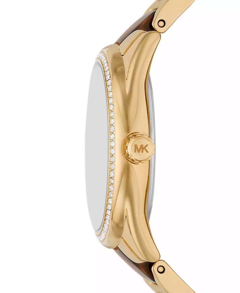 Michael Kors Women's Janelle Three-Hand Two-Tone Stainless