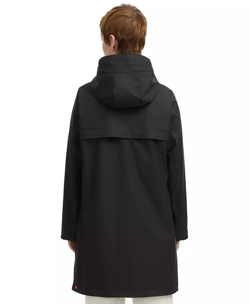Hunter Women's Rubberized Water-Repellent Long Rain Jacket 2