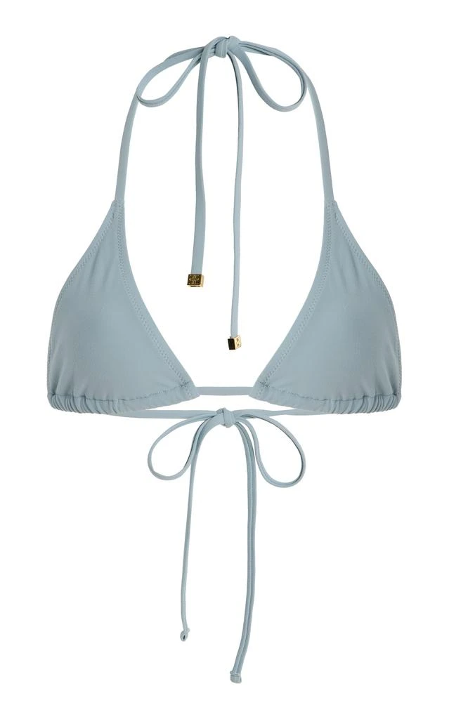ÉTERNE Éterne - Isla Triangle Bikini Top - Blue - XS - Moda Operandi 1