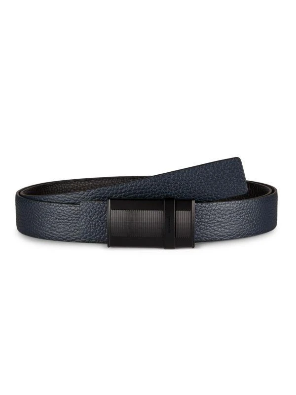 Salvatore Ferragamo Leather Box Frame Belt 2