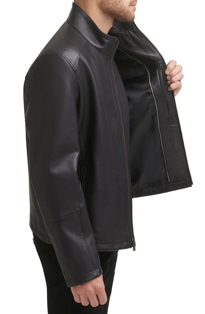 Cole Haan Classic Leather Moto Jacket 5