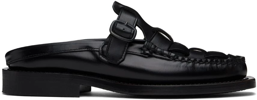 Hereu Black Bonell T-Bar Loafers 1