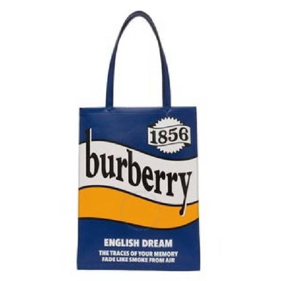 【関税&送料込】Burberry Tote Bag With Ekd Burberry EKD Canvas Tote Bag | Grey | FARFETCH