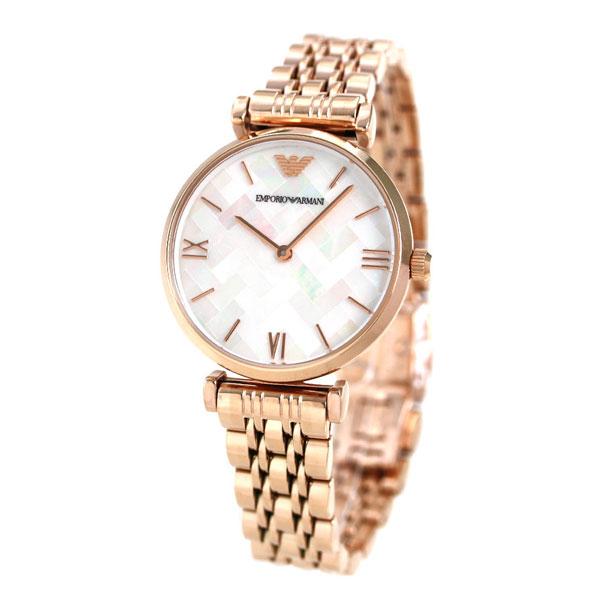 Armani Emporio Armani Women's Crystal Bracelet Strap Watch Silver/White