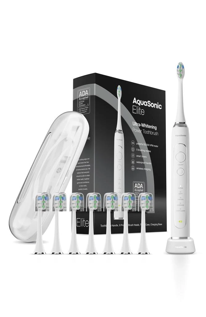 AquaSonic Elite Ultra-Whitening Power Toothbrush 1