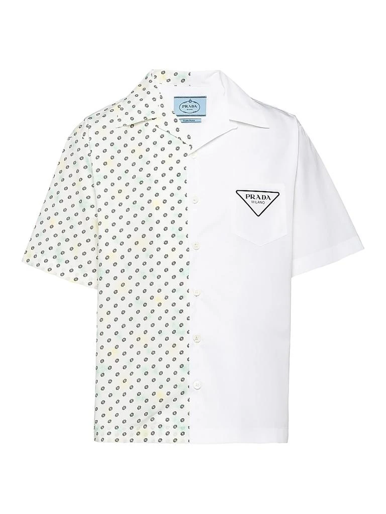 Prada Double Match Cotton Shirt 1