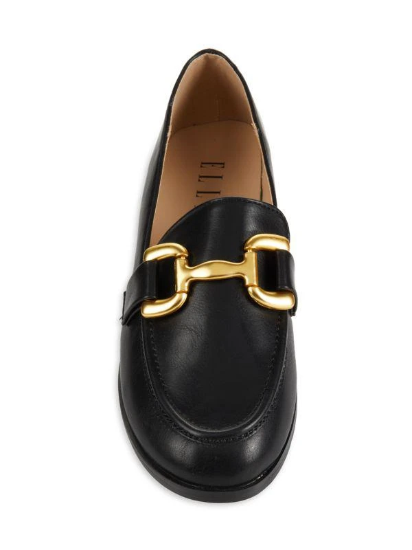 ELLE Oversized Riding Bit Loafers 5