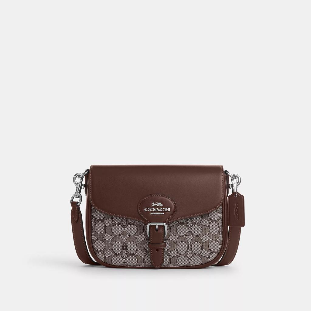 Coach Outlet Coach Outlet Amelia Saddle Bag In Signature Jacquard