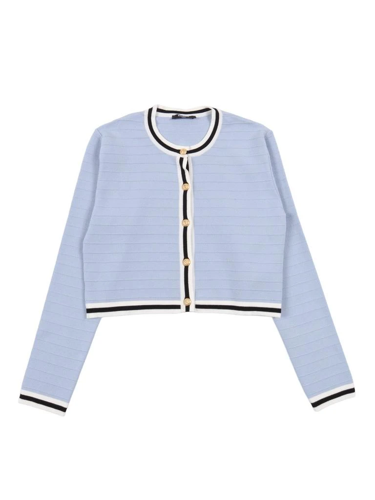 Balmain Balmain Kids Striped Cardigan