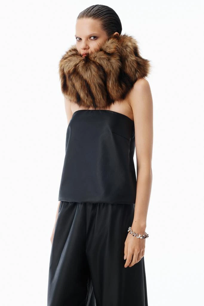 Alexander Wang Track Pant Paper in Leather Mid-Rise 4