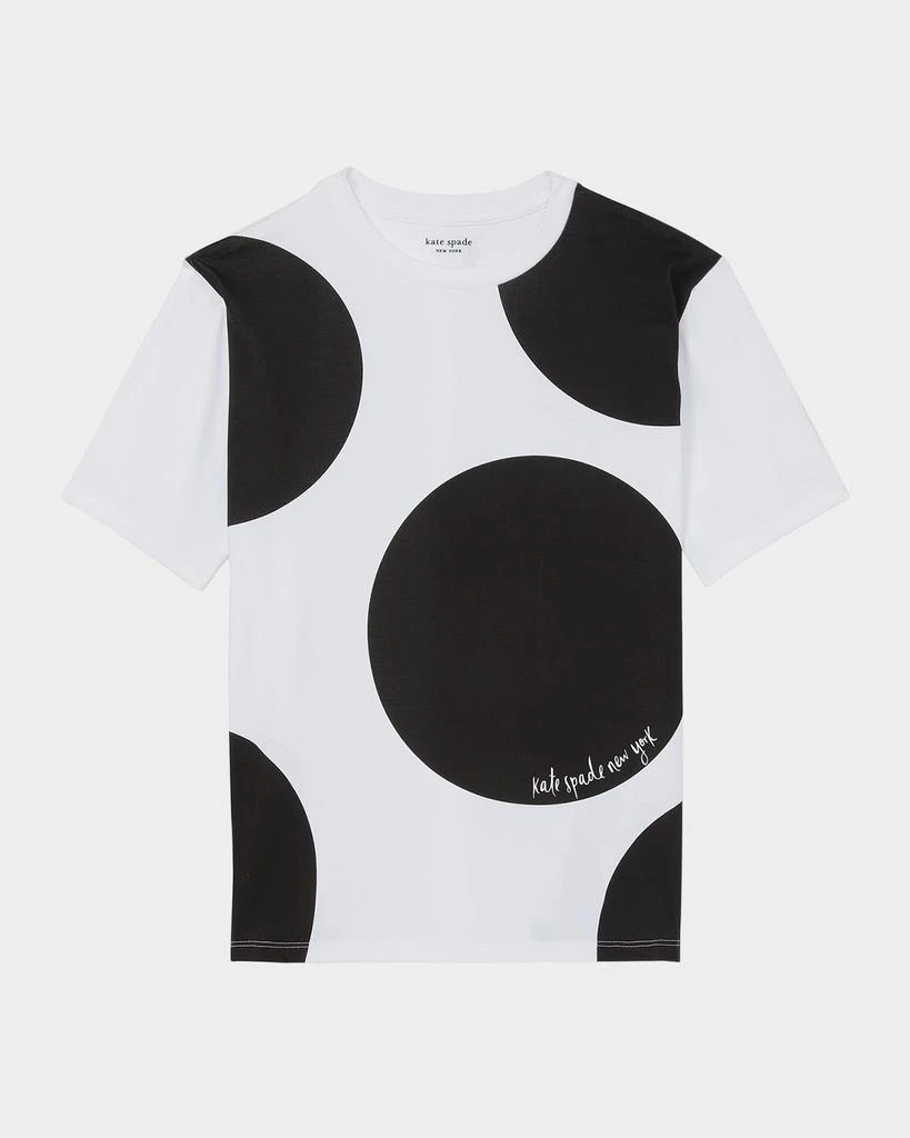 kate spade new york breezy dot printed cotton jersey tee 1