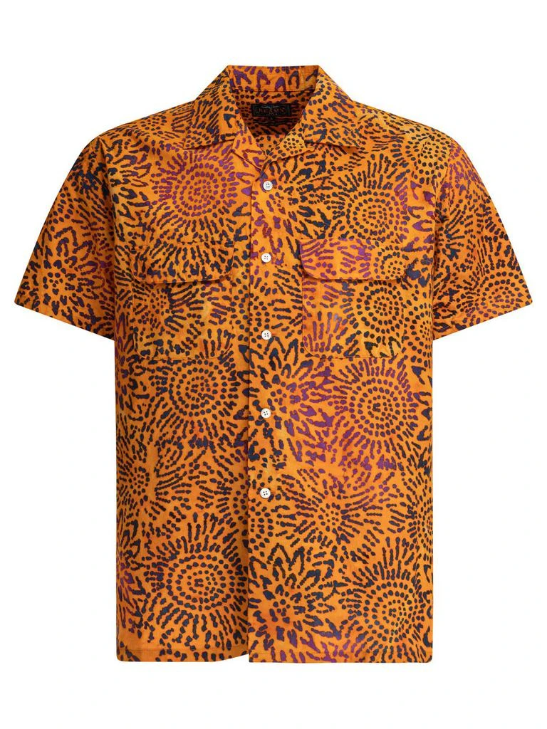 BEAMS PLUS Beams Plus Patterned Short Sleeve Shirt 1