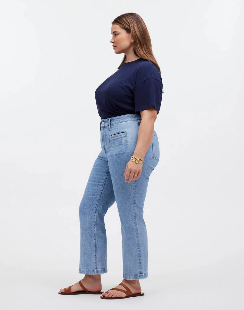 Madewell Plus Curvy Kick Out Crop Jeans in Penman Wash: Patch Pocket Edition 3