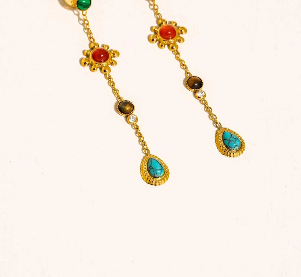 Flanerie by MAIQ Flanerie By Maiq - Women
s Bellevie Gemstone Drop Earrings