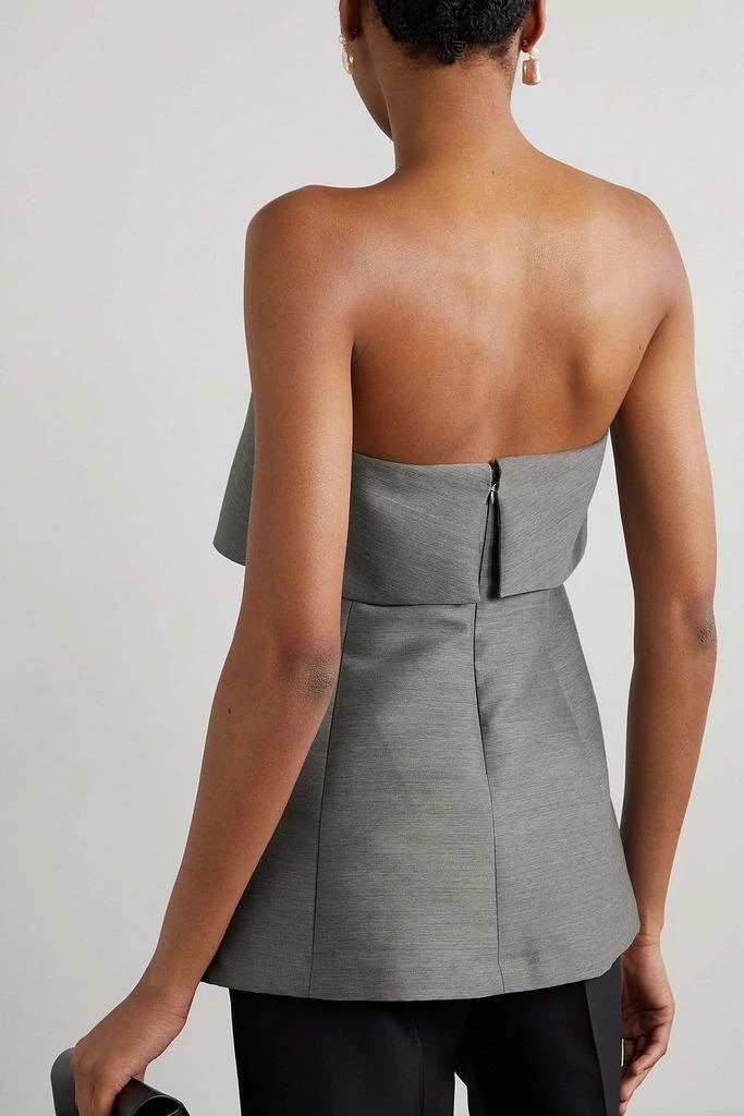 Totême Strapless sateen top 3