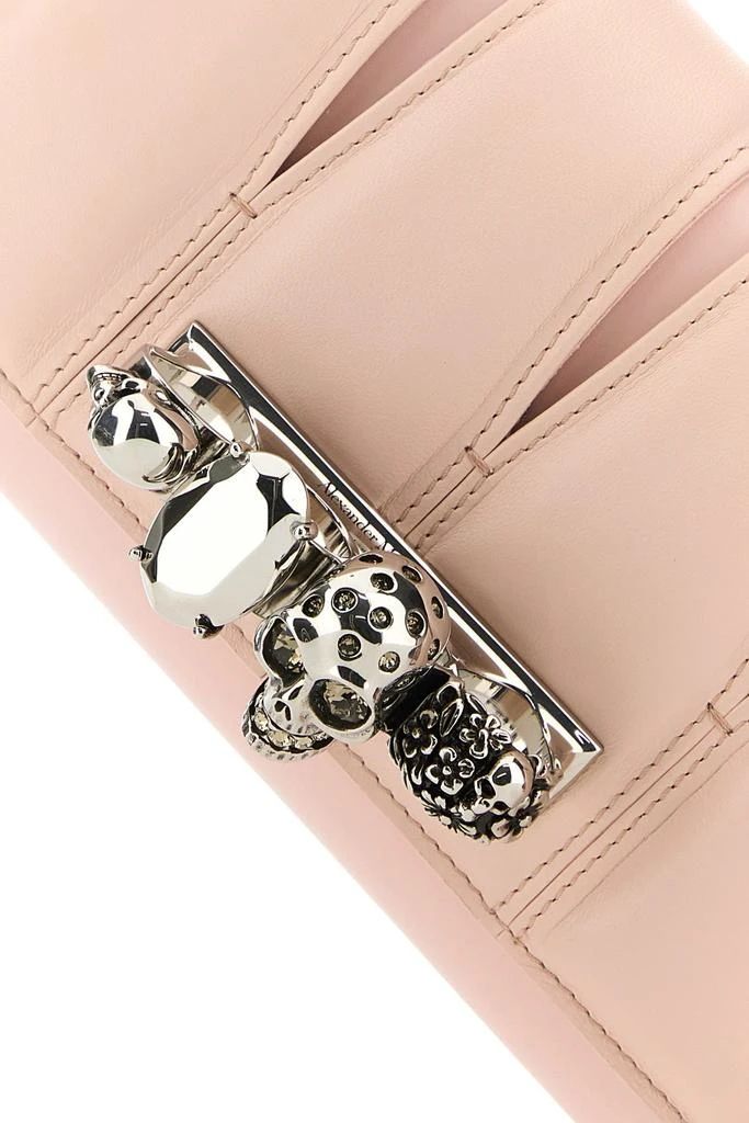 Alexander McQueen Pink leather The Slash clutch 3