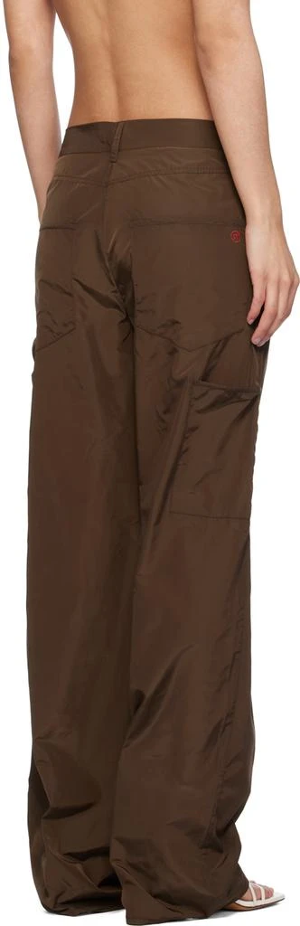 Saks Potts Brown Grey Trousers 3