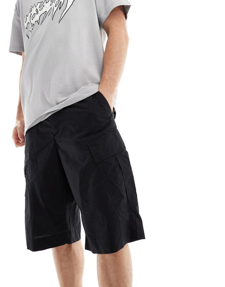 ALL SAINTS AllSaints Ardy cargo shorts in black 2