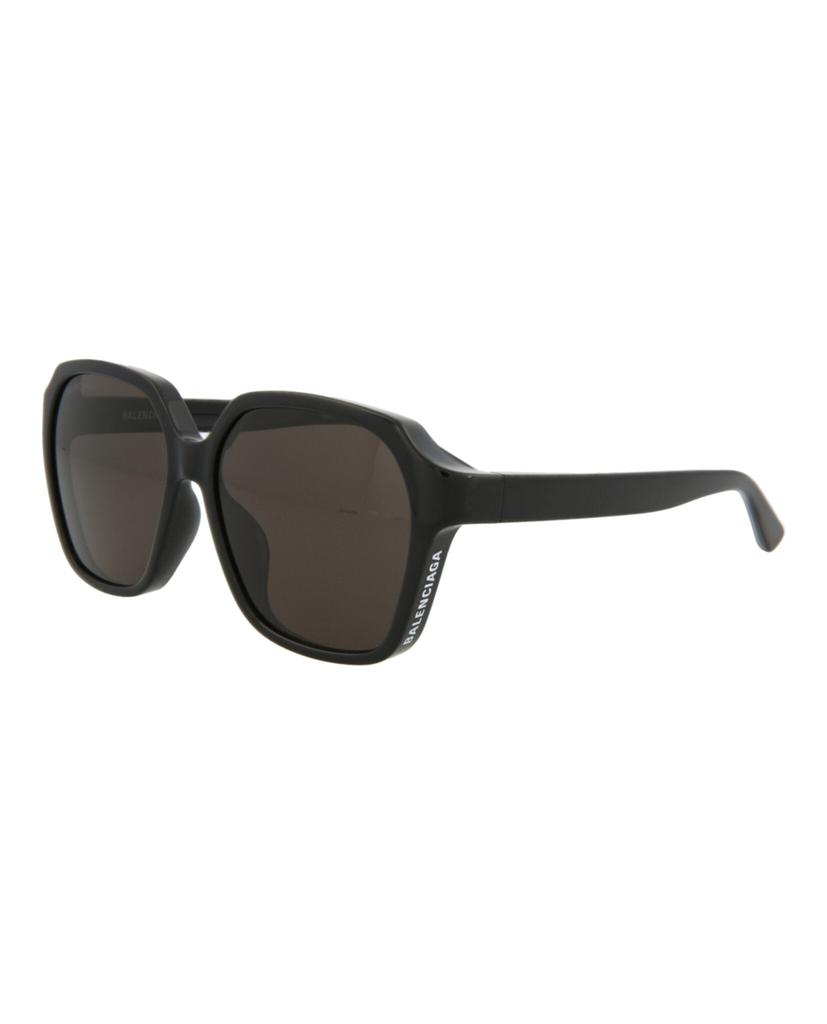 Balenciaga Square-Frame Bio Injection Rilsan Sunglasses