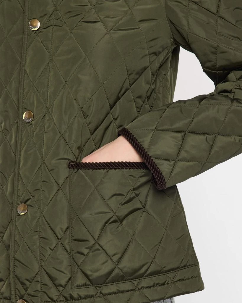 Burberry Corduroy-Collar Quilted Jacket 5