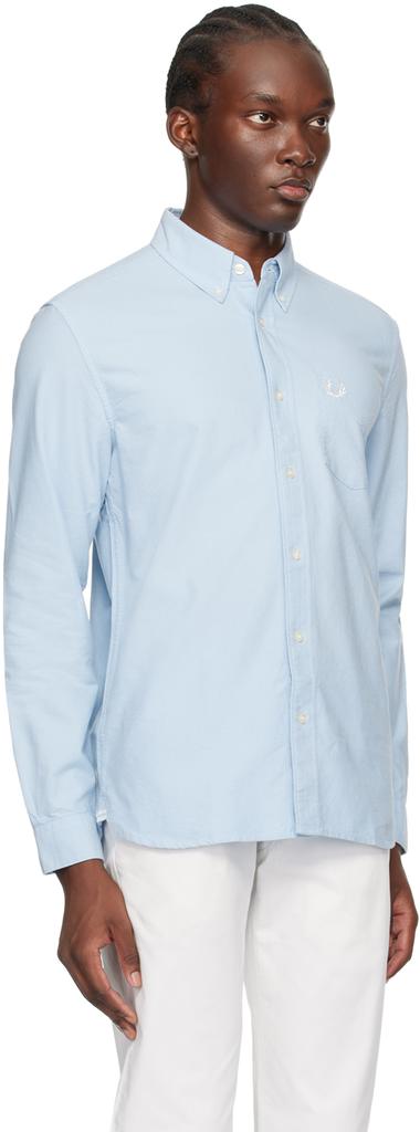 Fred Perry Blue Button Shirt