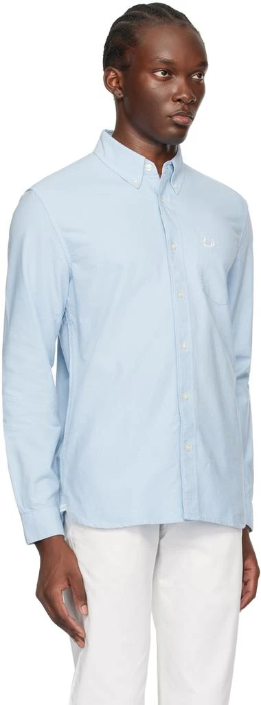 Fred Perry Blue Button Shirt 2