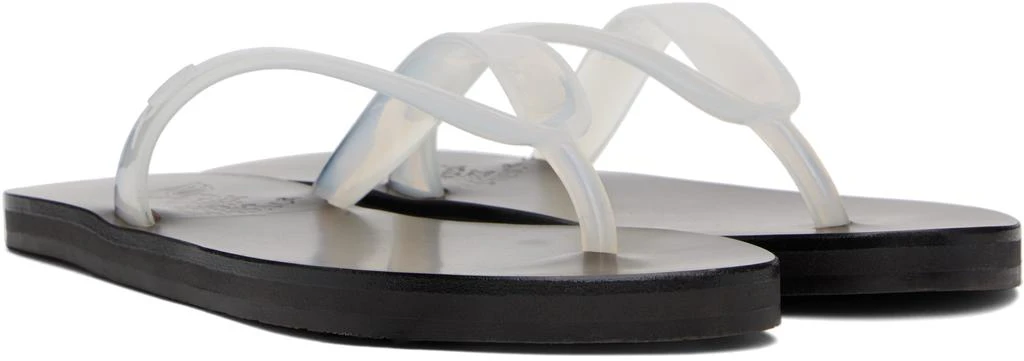 ANCIENT GREEK SANDALS Transparent Saionara Jelly Flip-Flops 4