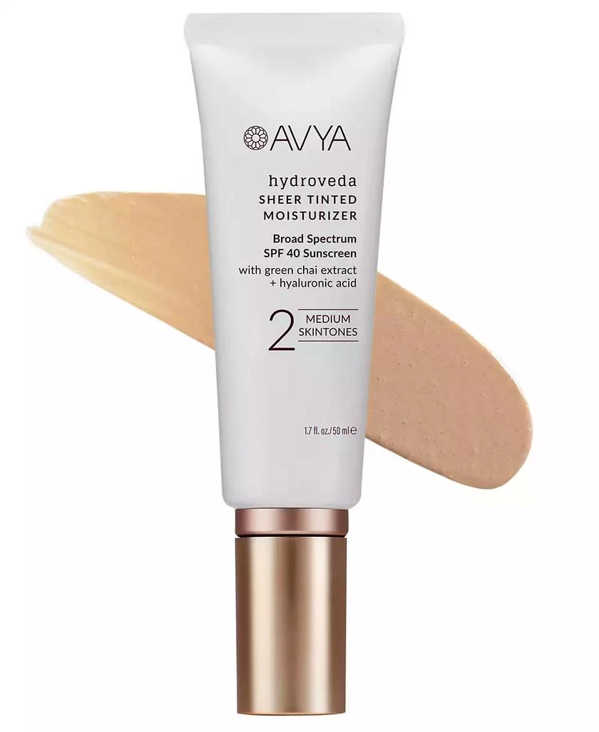 AVYA Hydroveda Sheer Tinted Moisturizer with SPF 40 - Medium