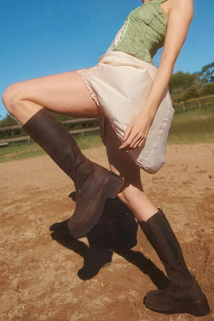 ROC Boots Australia ROC Troupe Leather Knee-High Platform Boot 1