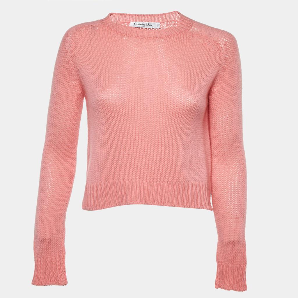 Christian Dior J'ADIOR 8 クルーネックニット J'Adior 8 Boxy Sweater Gray Cashmere | DIOR