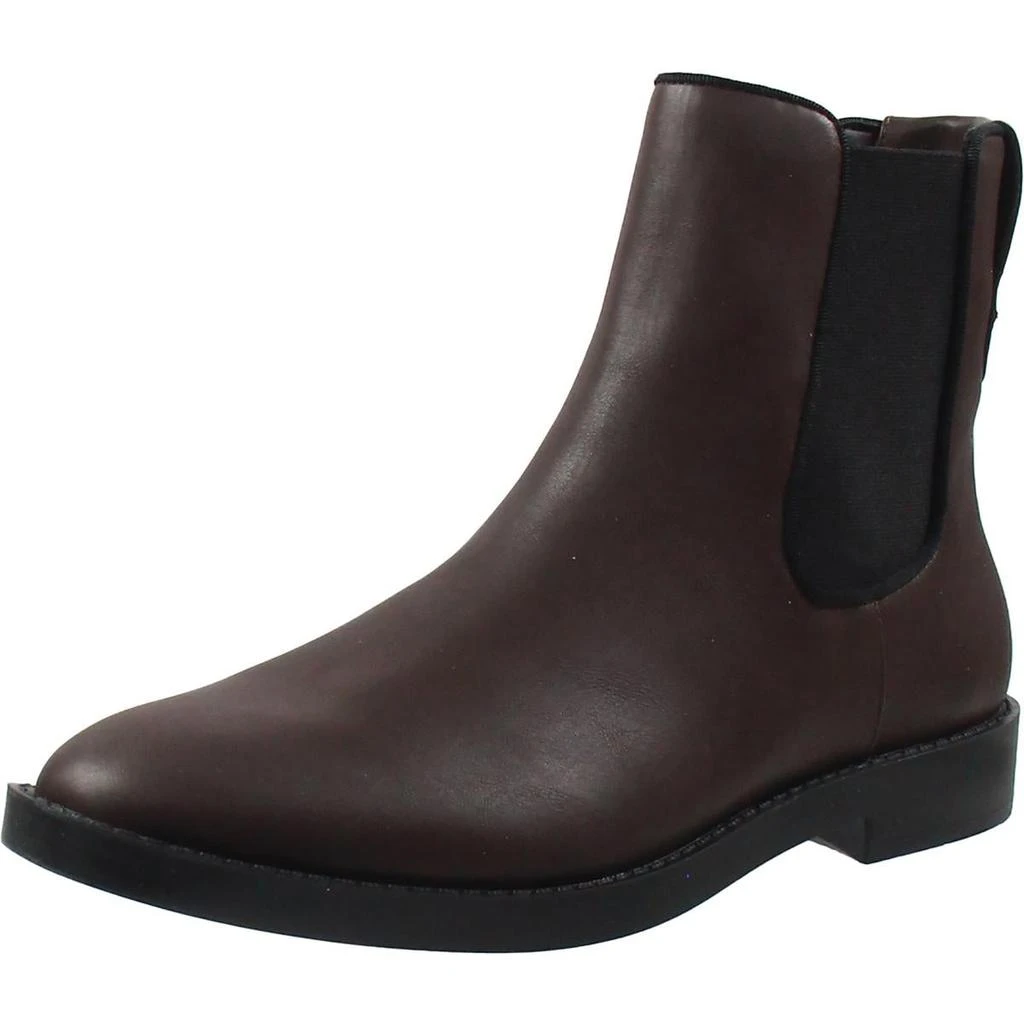 Aerosoles Womens Faux leather Block Heel Chelsea Boots 6