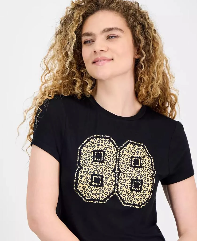 Rebellious One Juniors' Cheetah Varsity Graphic T-Shirt 3