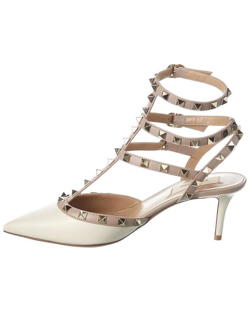 Valentino Valentino Rockstud Caged 65 Leather Ankle Strap Pump 2