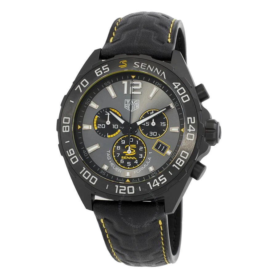 TAG Heuer Formula 1 X Senna Chronograph Quartz Grey Dial Men's Watch CAZ101AJ-FC6487 1