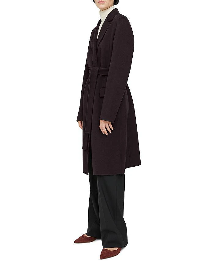 Theory Wool Cashmere Doubled Breasted Fitted Coat 3