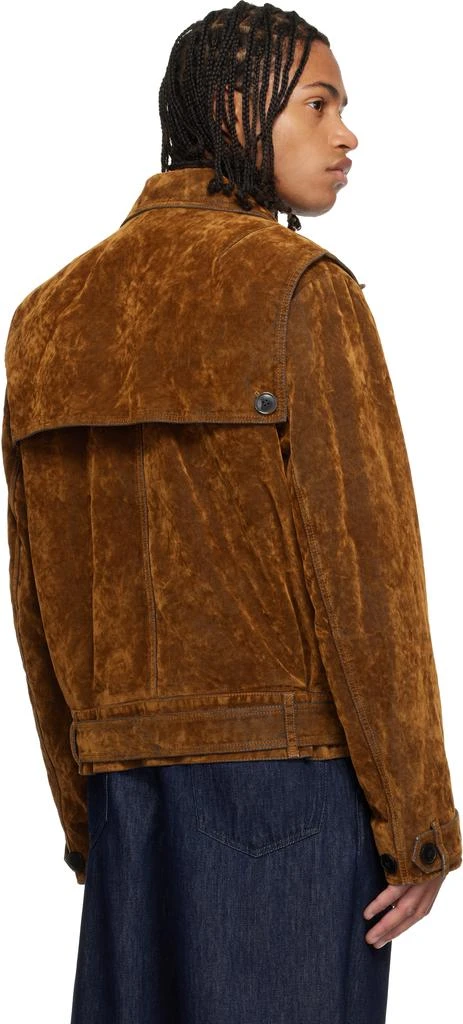 Dries Van Noten Brown Velvet Jacket 3
