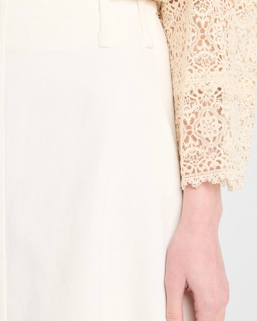 BY MALENE BIRGER Carlas A-Line Organic Cotton Twill Midi Skirt 5