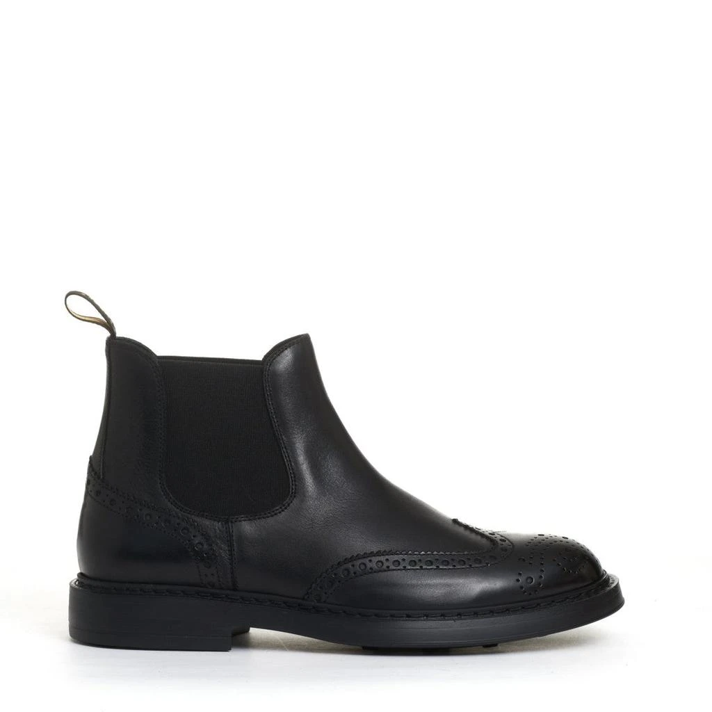 Doucals Beatles Black Leather Punctures Extralight Bottom - NWT Men main image 3