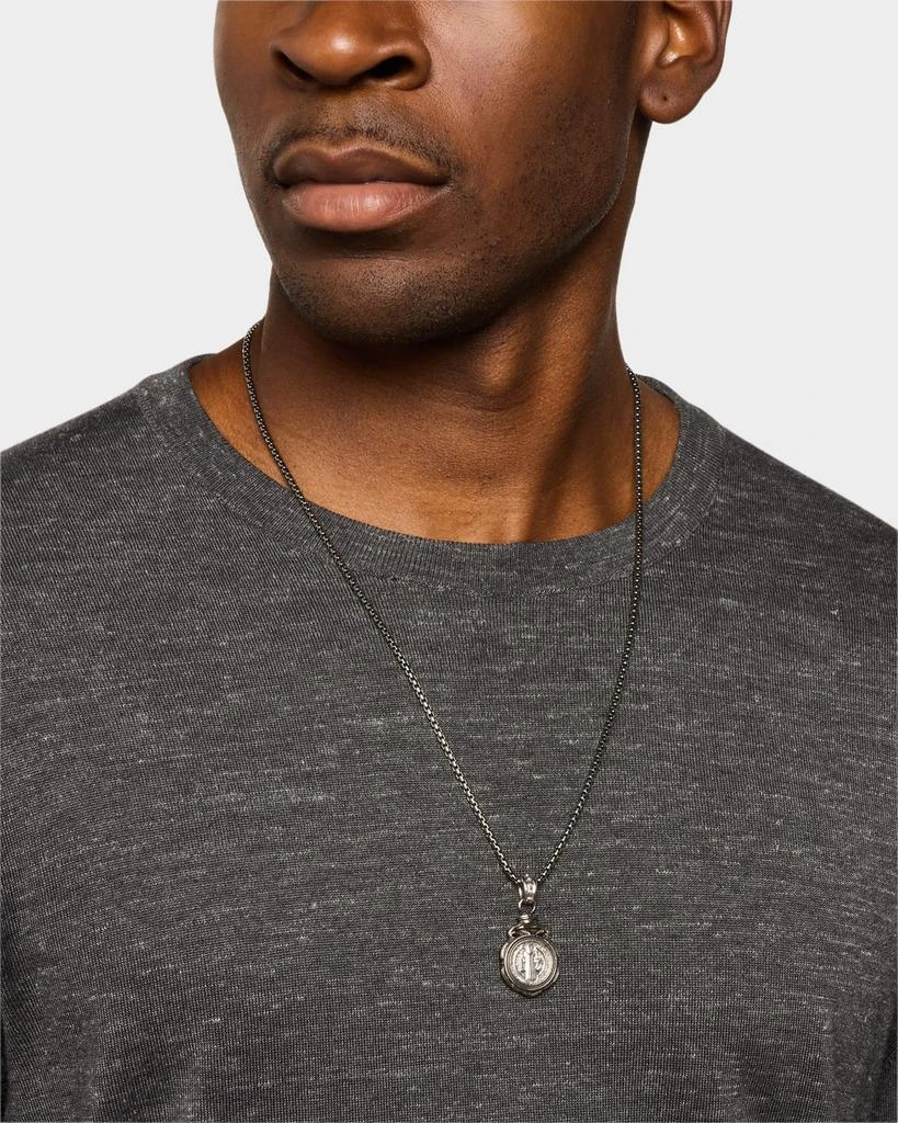 Armenta Men's Sterling Silver Pendant Necklace 2