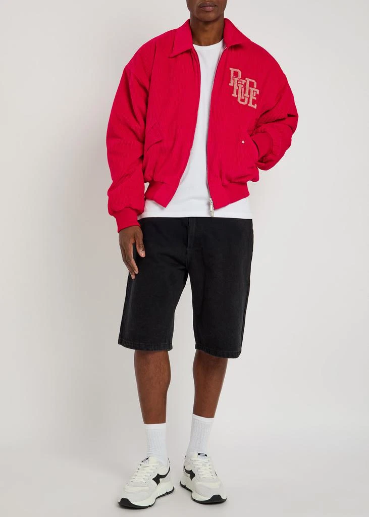 Rhude Bay Of Angels padded corduroy bomber jacket 4