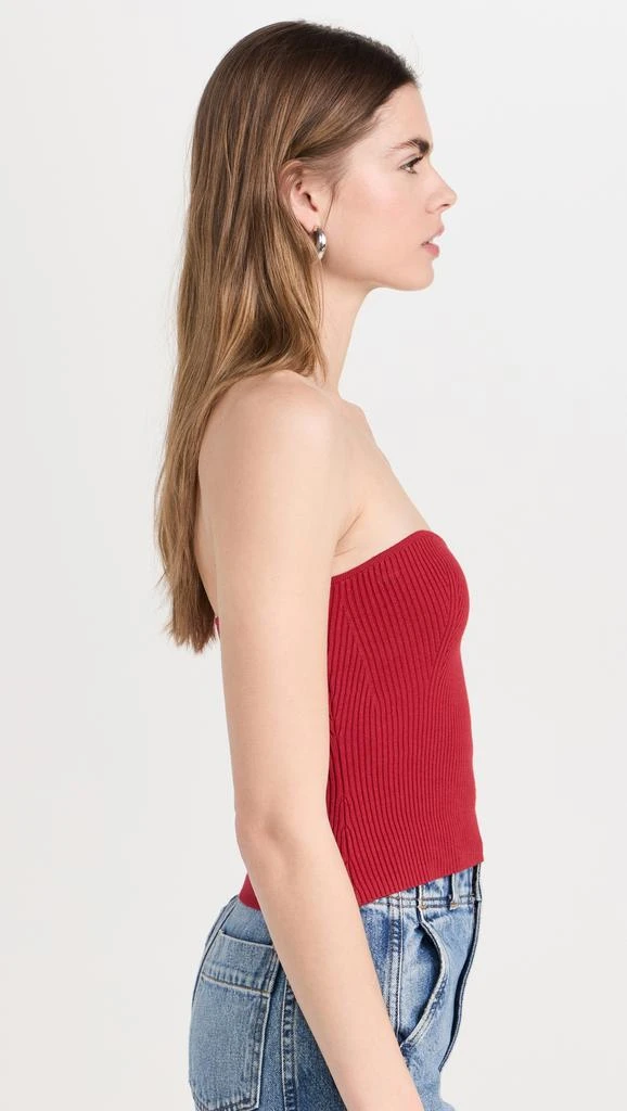 Reformation Jenni Strapless Sweater 3