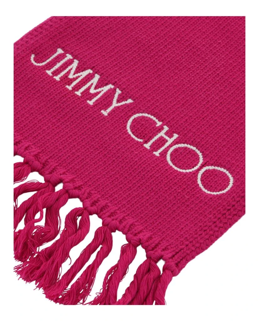 Jimmy Choo Wool Logo Scarf 3