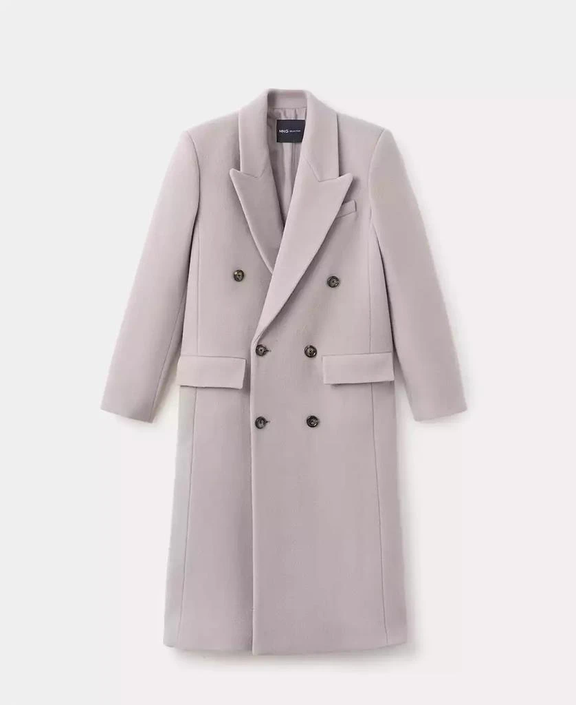 Mango Women
s Double-Breasted Wool Coat