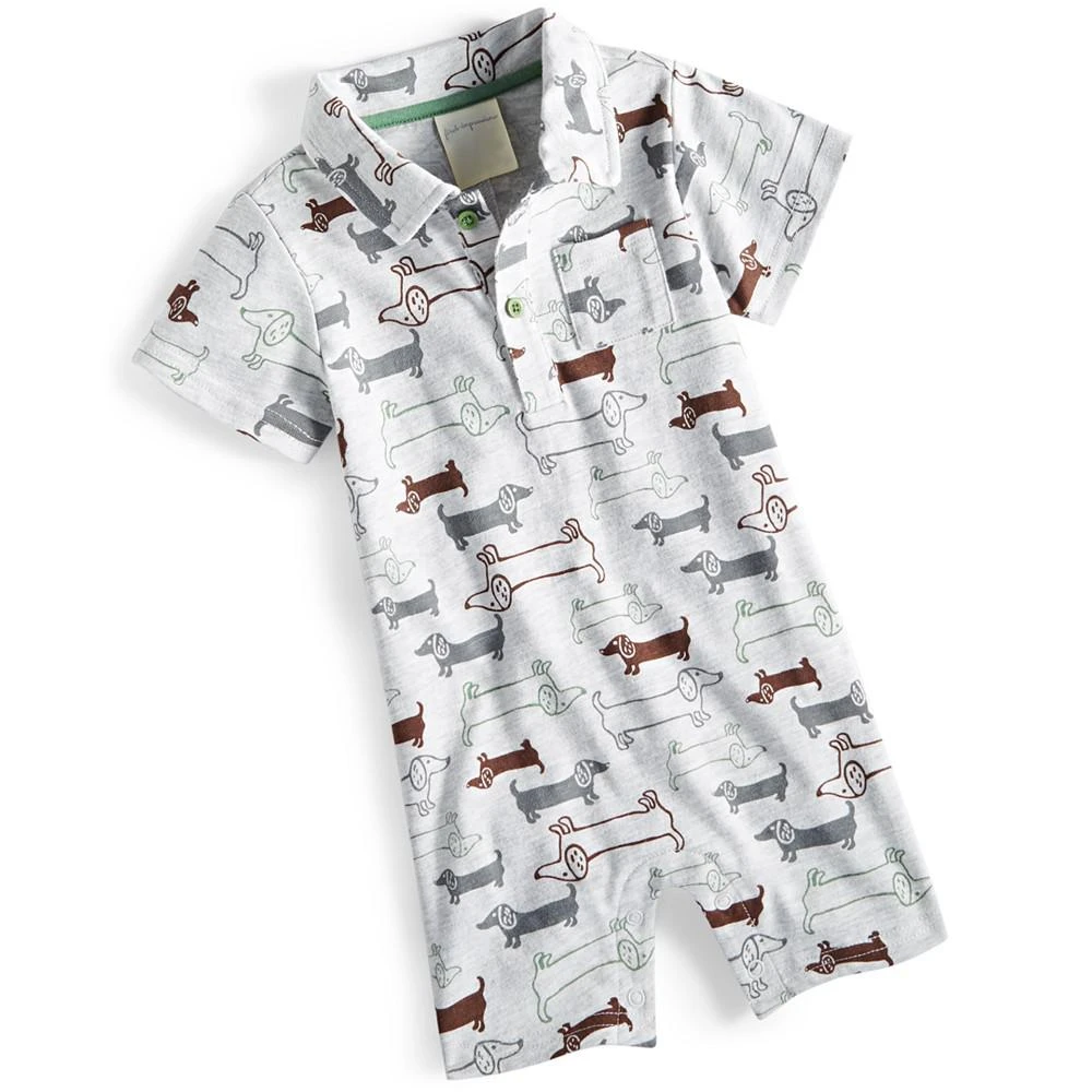 First Impressions Baby Boys Walking Dogs Printed Sunsuit, Created for Macy's 1