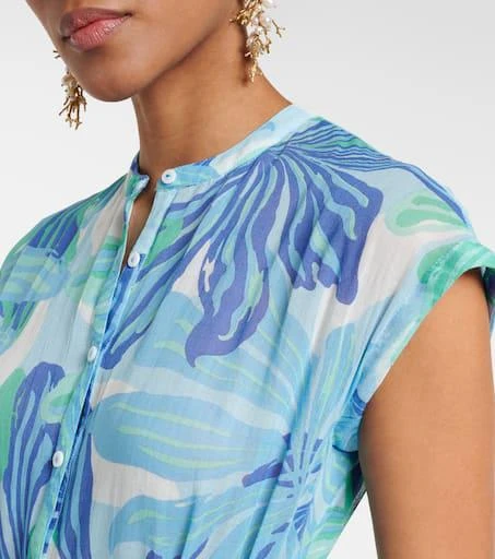 Poupette St Barth Kora printed cotton gauze maxi dress 4