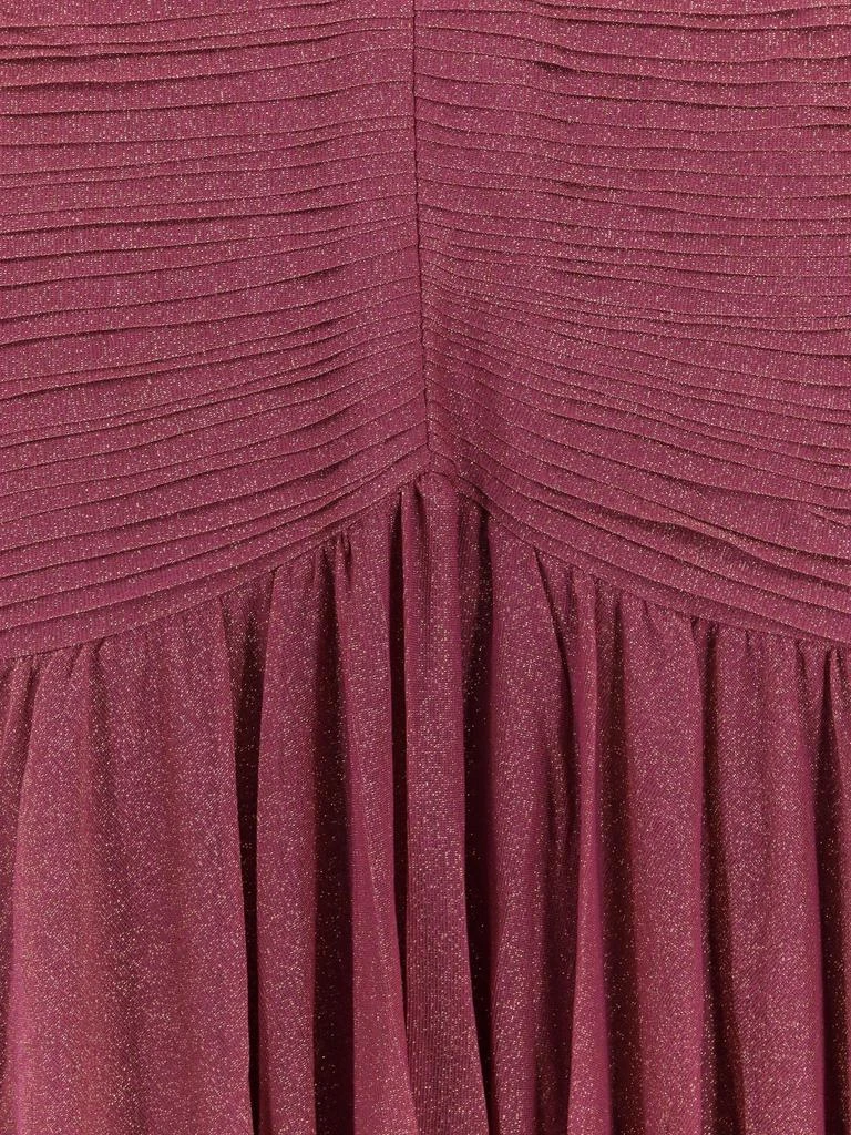 PatBO Viscose blend long dress with metallic effect 4